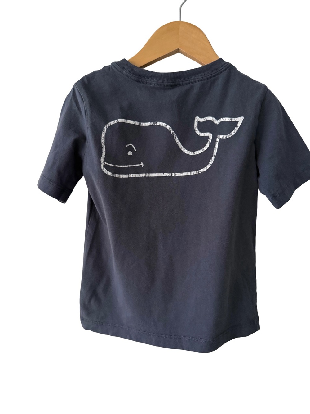 Vineyard Vines Navy Short-Sleeve Whale Tee 4T